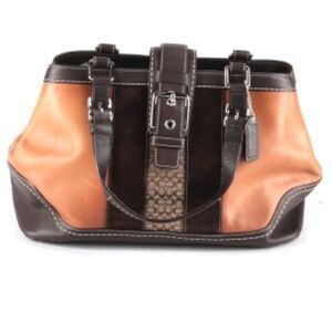 COACH | Shades of Brown Leather Bag Purse Shoulder Straps